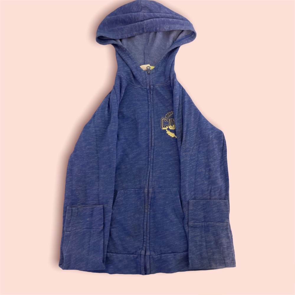 Blue sports hoodie